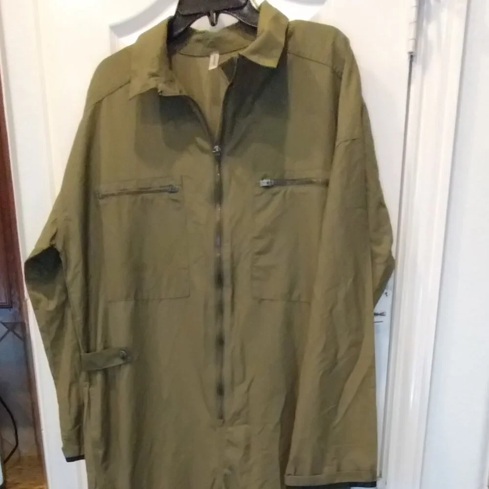 Free People FP Movement Mesmerize Me Coveralls Size L NWT - Picture 3 of 14